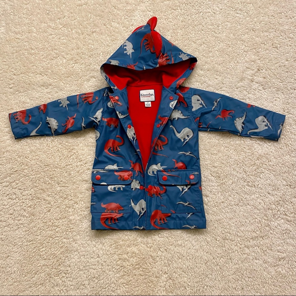2T dinosaur raincoat